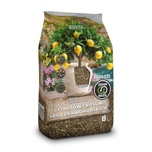 Podłoże ziemia do roślin śródziemnomorskich 8l