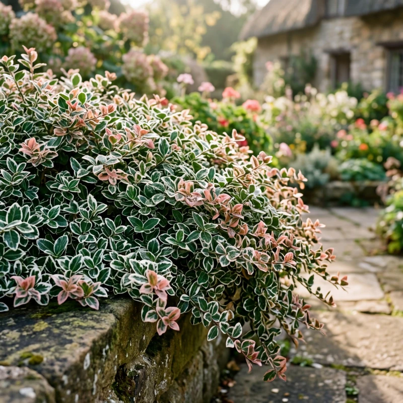 Euonymus Fortunei Emerald Gaiety Pa60cm, C4