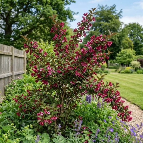 Krzewuszka Bristol Ruby sadzonka C2