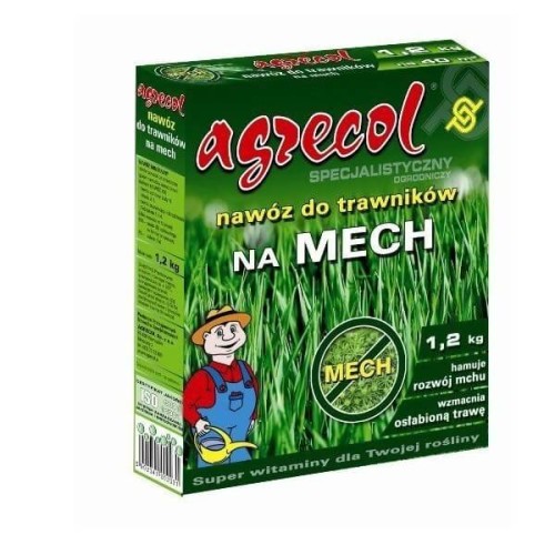 Agrecol Nawóz do trawników z mchem 12kg