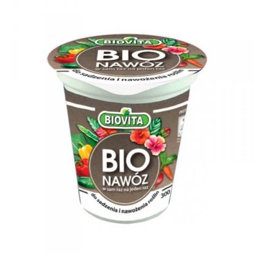 Obornik granulowany bydlęcy - naturalny nawóz w kubku 300ml