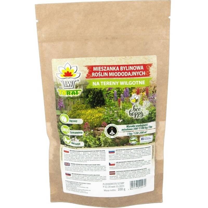 Kwietna łąka Mieszanka bylinowa miododajna na TERENY PODMOKŁE nasiona 500g  (2).jpg