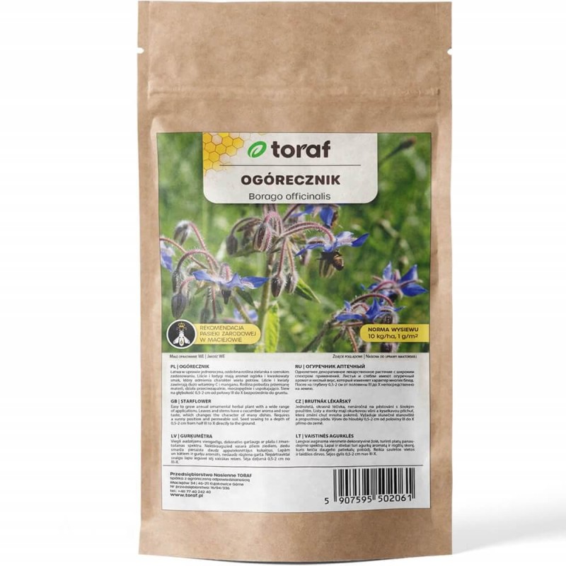 Roślina Miododajna OGÓRECZNIK nasiona 100g (3).jpg