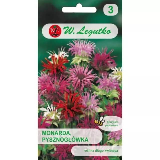 Monarda, Pysznogłówka dwoista (Monarda didyma) nasiona 0,1g  (2).jpg