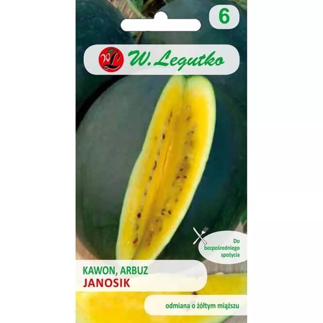 Arbuz Janosik Kawon Żółty (Citrullus vulgaris) nasiona (2).jpg