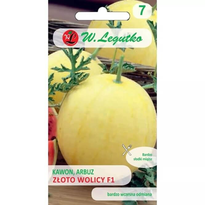 Arbuz Złoto Wolicy Kawon Żółty (Citrullus vulgaris) nasiona 0,5g (3).jpg