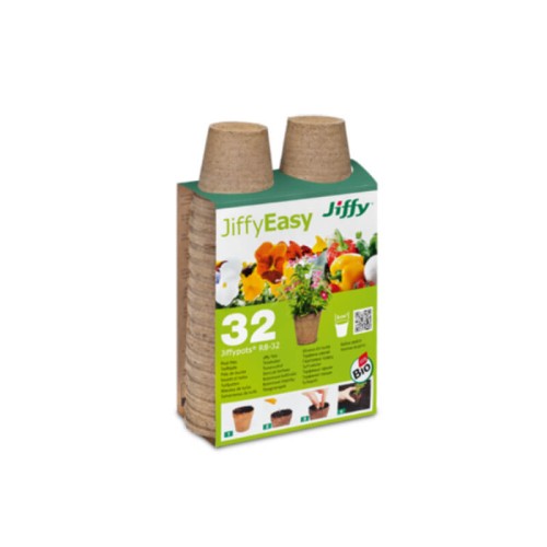 Doniczki torfowe 32 szt. 8cm ekologiczne