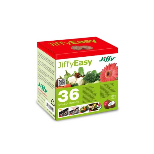 Krążki torfowe peczniejące 36 szt. 36mm