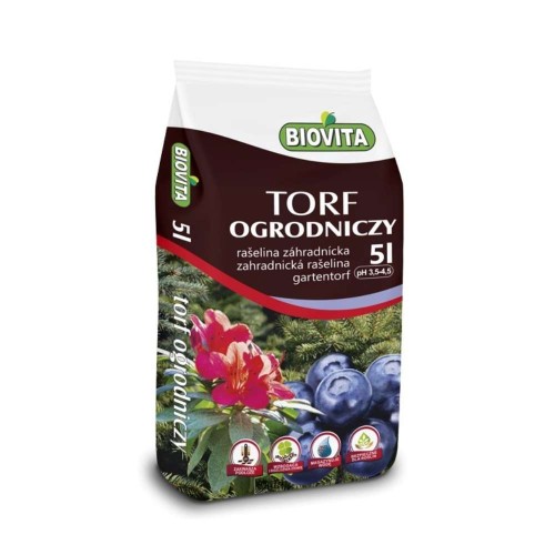 Torf ogrodniczy kwaśny 5L