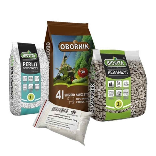 Niezbędny zestaw do sadzenia bambusów w gruncie z nawozem