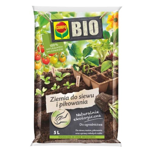 BIO podłoże do siewu i pikowania COMPO 5l