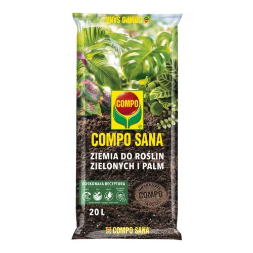 Podłoże do roślin zielonych i palm COMPO SANA 20L