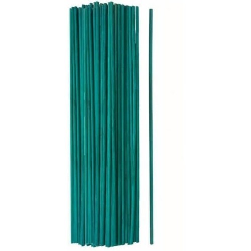 Podpora do roślin Bambus łupany zielony 35cm/4mm. 10 szt.