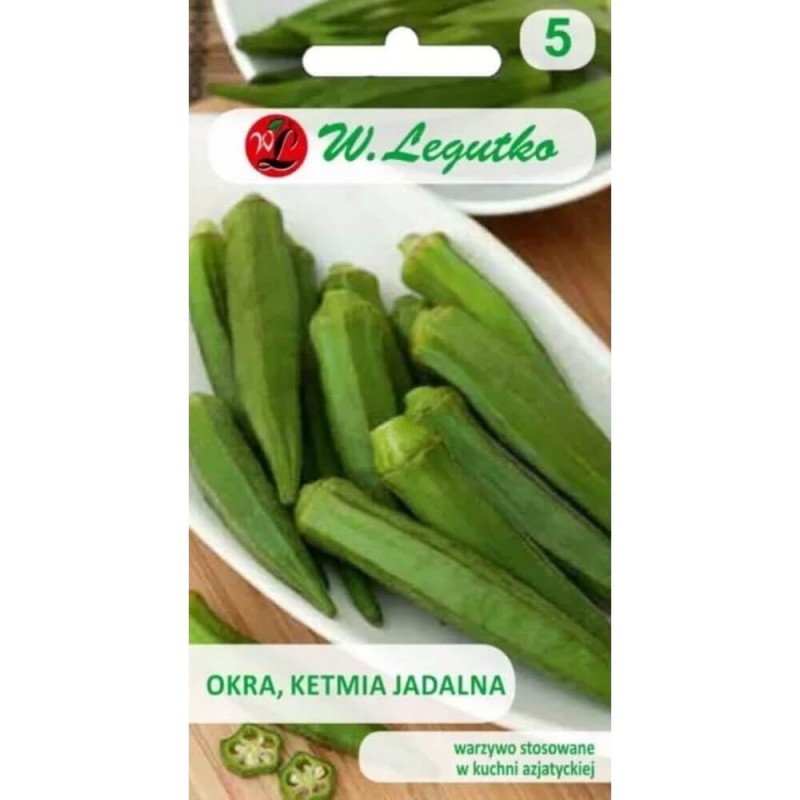 Okra, Ketmia Jadalna Clemson Spineless nasiona (2).jpg