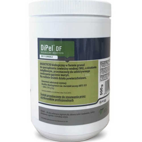 DIPEL DF granulat na GĄSIENICE szkodników warzyw i ćmy bukszpanowej 0,5kg