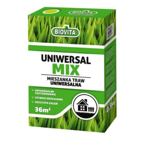 Mieszanka trawnikowa UNIWERSALNA - trawa do wysiewu. 0,9kg