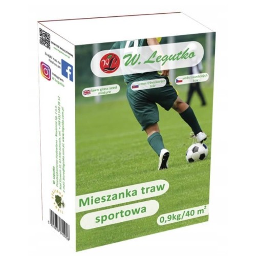 Mieszanka traw gazonowych Sportowa. Trawa do siania. 0,9kg