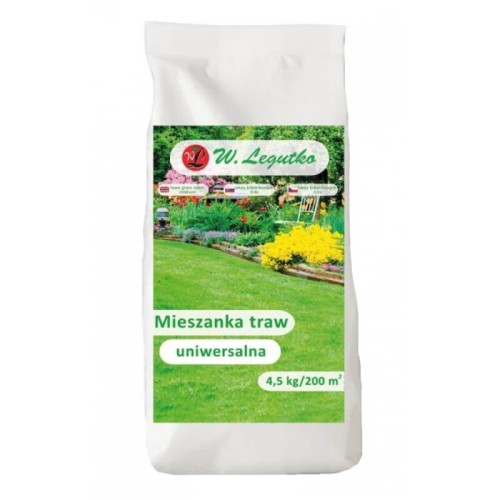 Mieszanka traw gazonowych Uniwersalna. Trawa do siania. 4,5kg