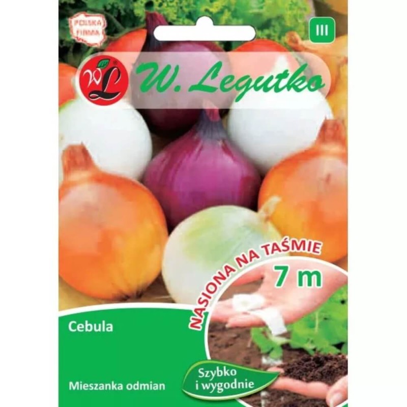 Taśma - Cebula mieszanka odmian (Allium cepa) nasiona na taśmie maty (1).jpg