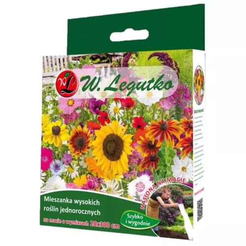 Mata nasienna Mieszanka wysokich roślin jednorocznych 20x300 cm