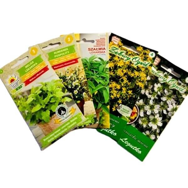 Zioła o właściwościach leczniczych - zestaw 5 odmian ziół nasiona Z5 (2).jpg