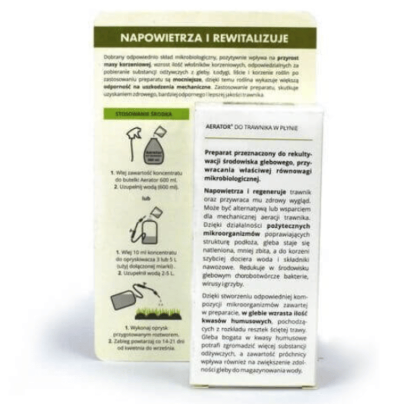 Aerator do Trawników w płynie na 300m2. Napowietrza i rewitalizuje. (Koncentrat) 30ml (1).jpg.png