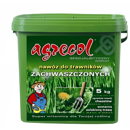 Agrecol Nawóz do trawników zachwaszczonych 5kg