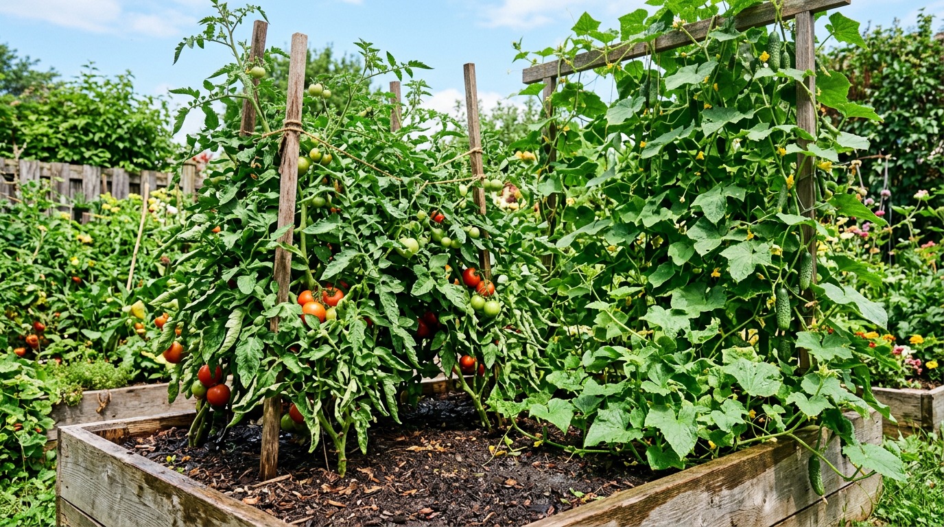 Podlewanie pomidorów i ogórków naturalnym nawozem z pokrzywy