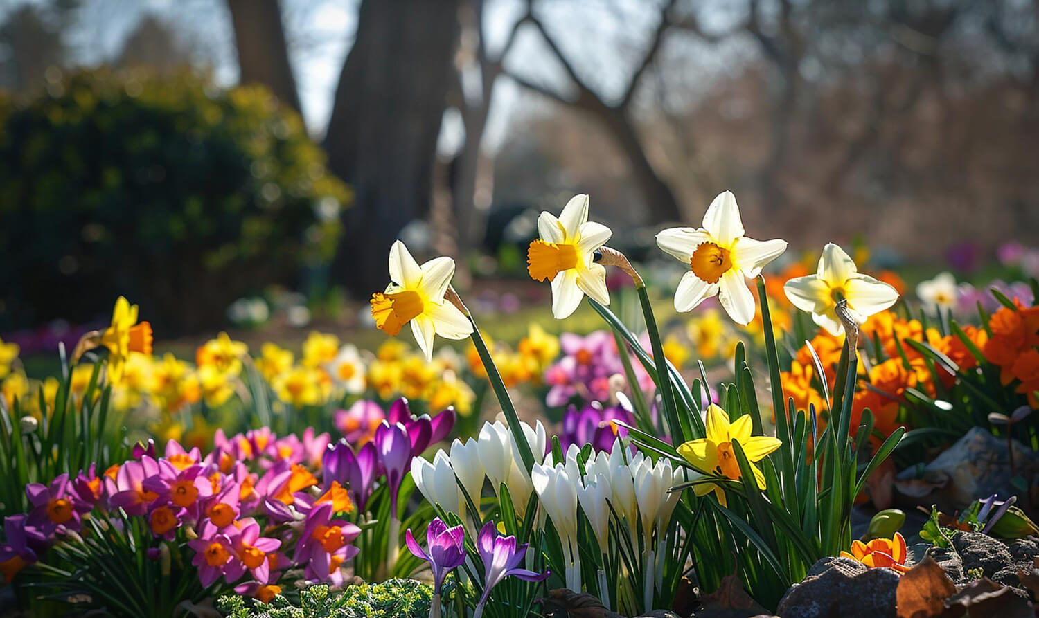 Kwitnące rośliny cebulowe w kwietniu
