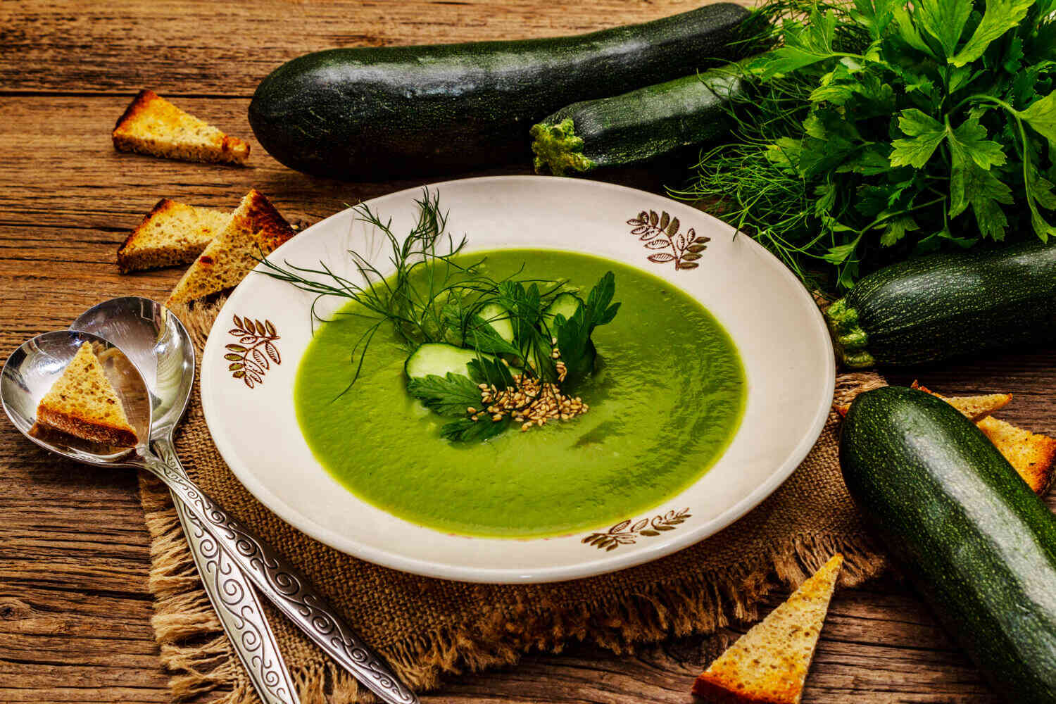 Aksamitny krem z cukinii