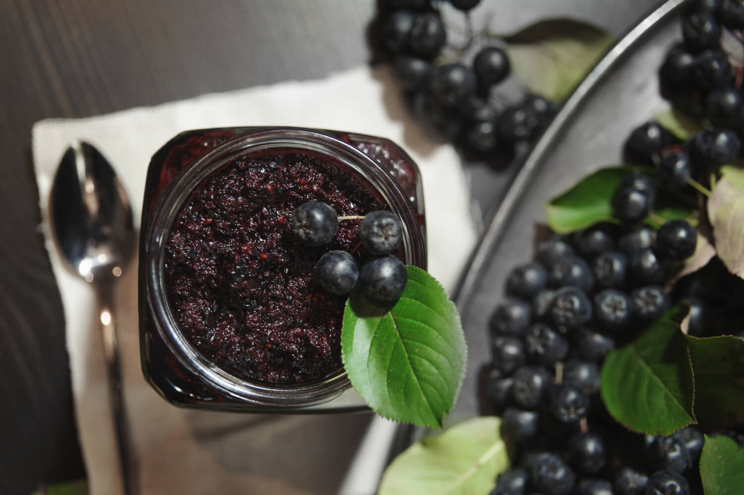 Dżem lub galaretka aroniowa