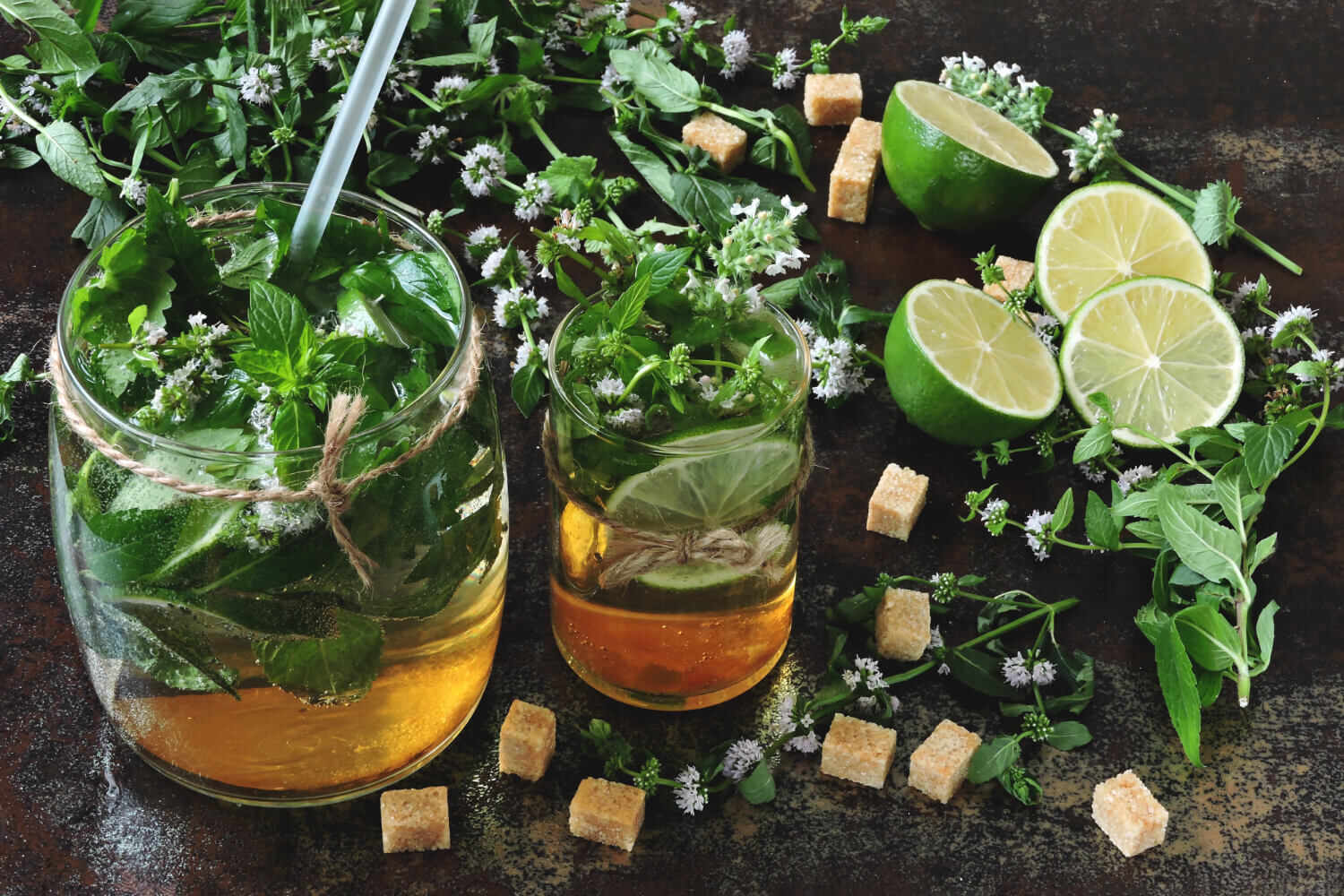 Mojito ze świeżymi ziołami