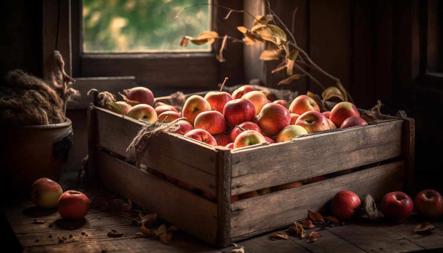 Przechowywanie jabłek zimą
