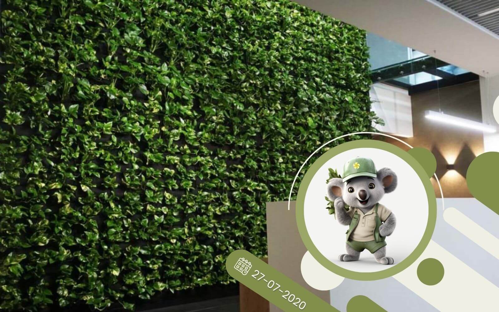 Ogród wertykalny - automatyczne nawadnianie