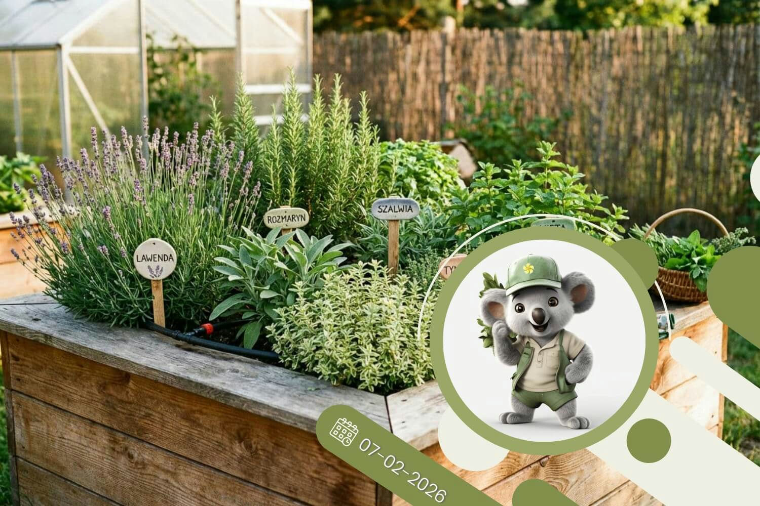 Sprytny ogrodnik: mini poradnik uprawy ziół w podwyższonych rabatach